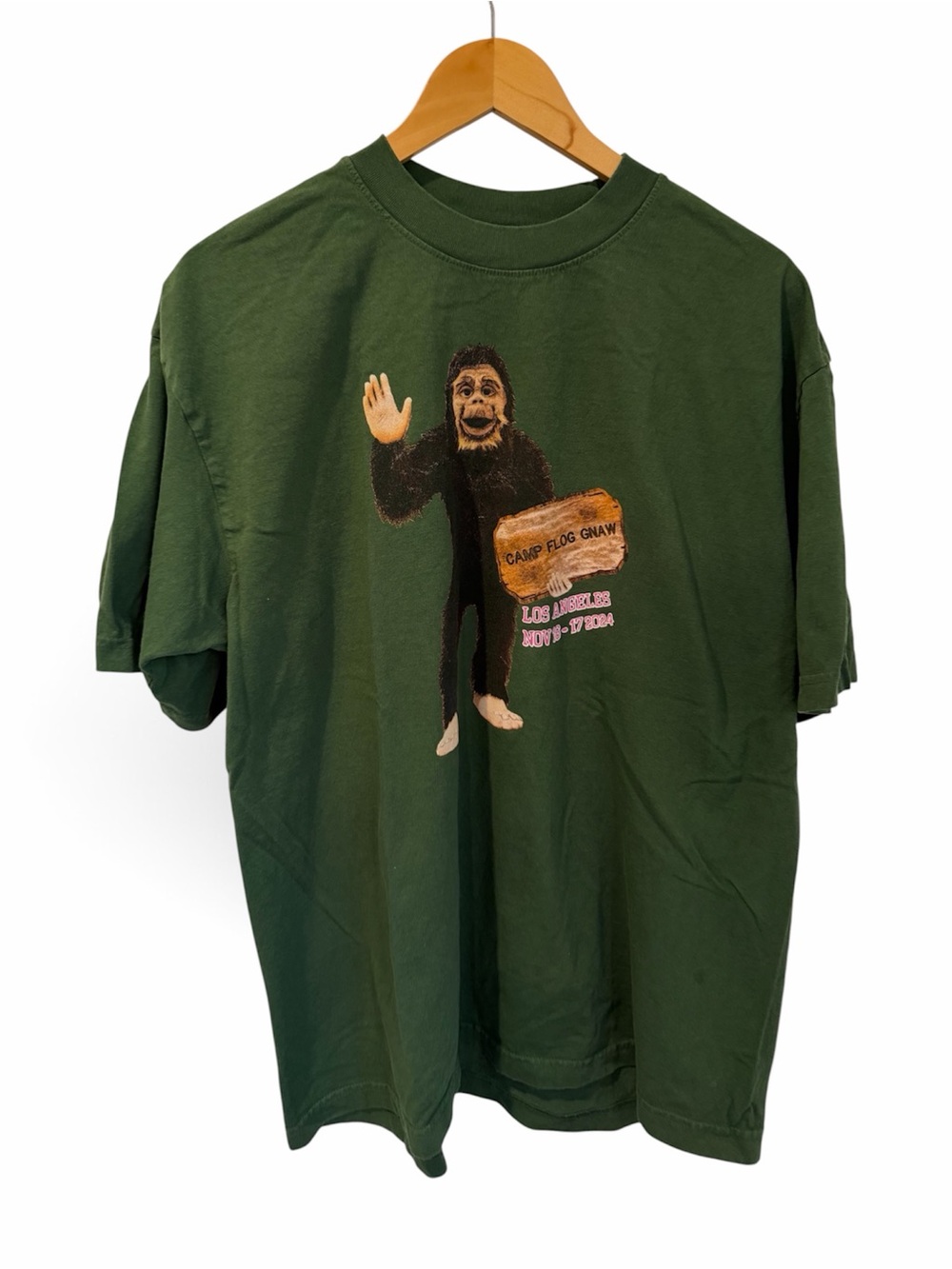 Camp Flog Gnaw Green Graphic Men’s T-Shirt
